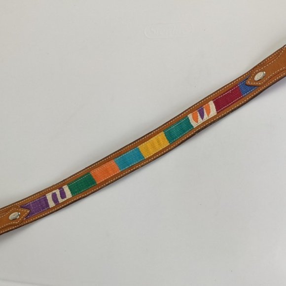 Circle Y of Yoakum Leather Western Belt Size 26 Vintage - Picture 3 of 5